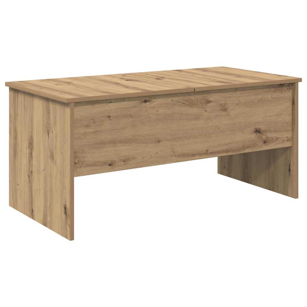 vidaXL Couchtisch Artisan-Eiche 102 x 50,5 x 46,5 cm Holzwerkstoff