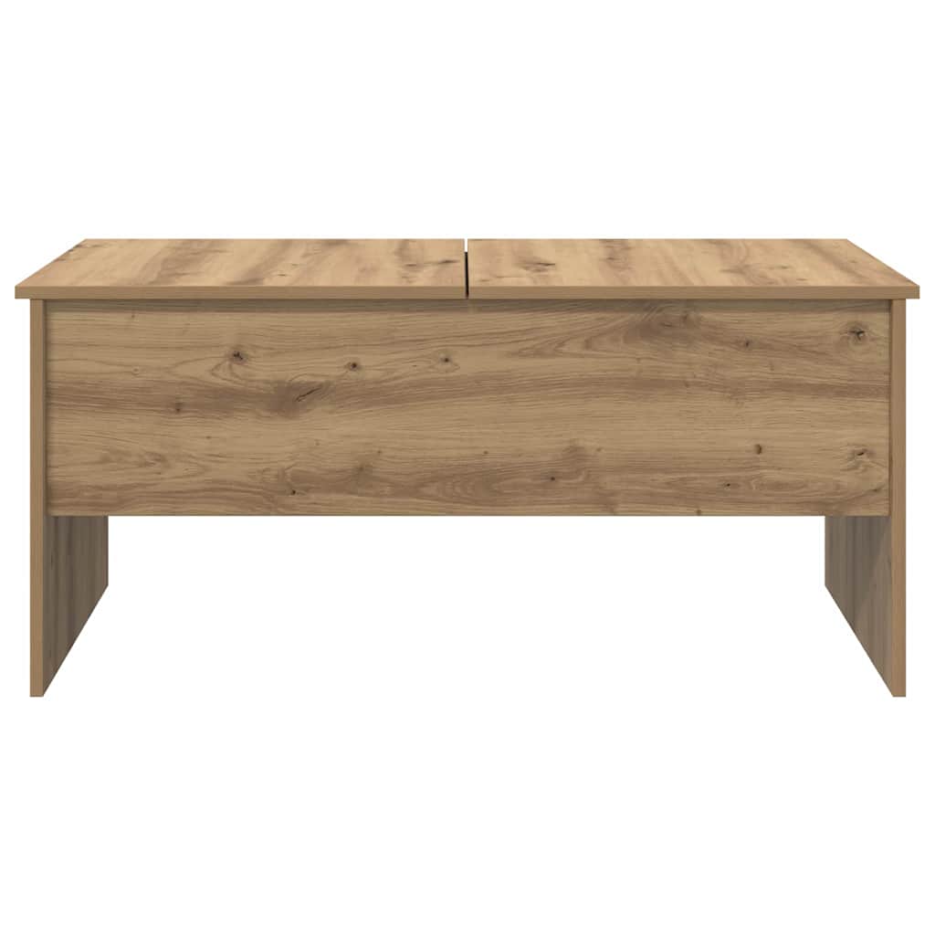 vidaXL Couchtisch Artisan-Eiche 102 x 50,5 x 46,5 cm Holzwerkstoff