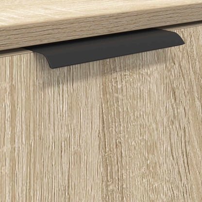 vidaXL Badezimmerschrank mit Speicher Sonoma-Eiche 64,5 x 33,5 x 59 cm