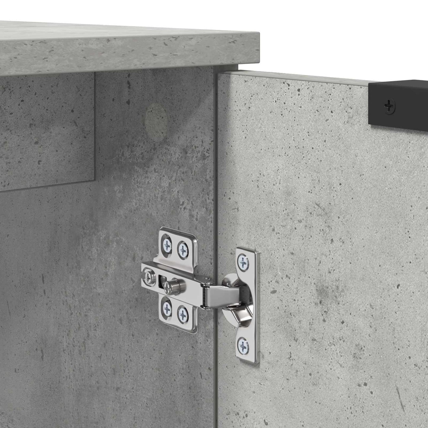 vidaXL Badezimmerschrank Beton Grau 64,5 x 33,5 x 59 cm Holzwerkstoff