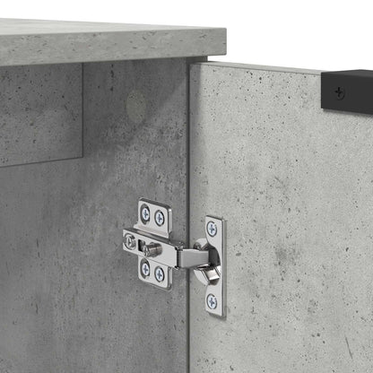 vidaXL Badezimmerschrank Beton Grau 64,5 x 33,5 x 59 cm Holzwerkstoff