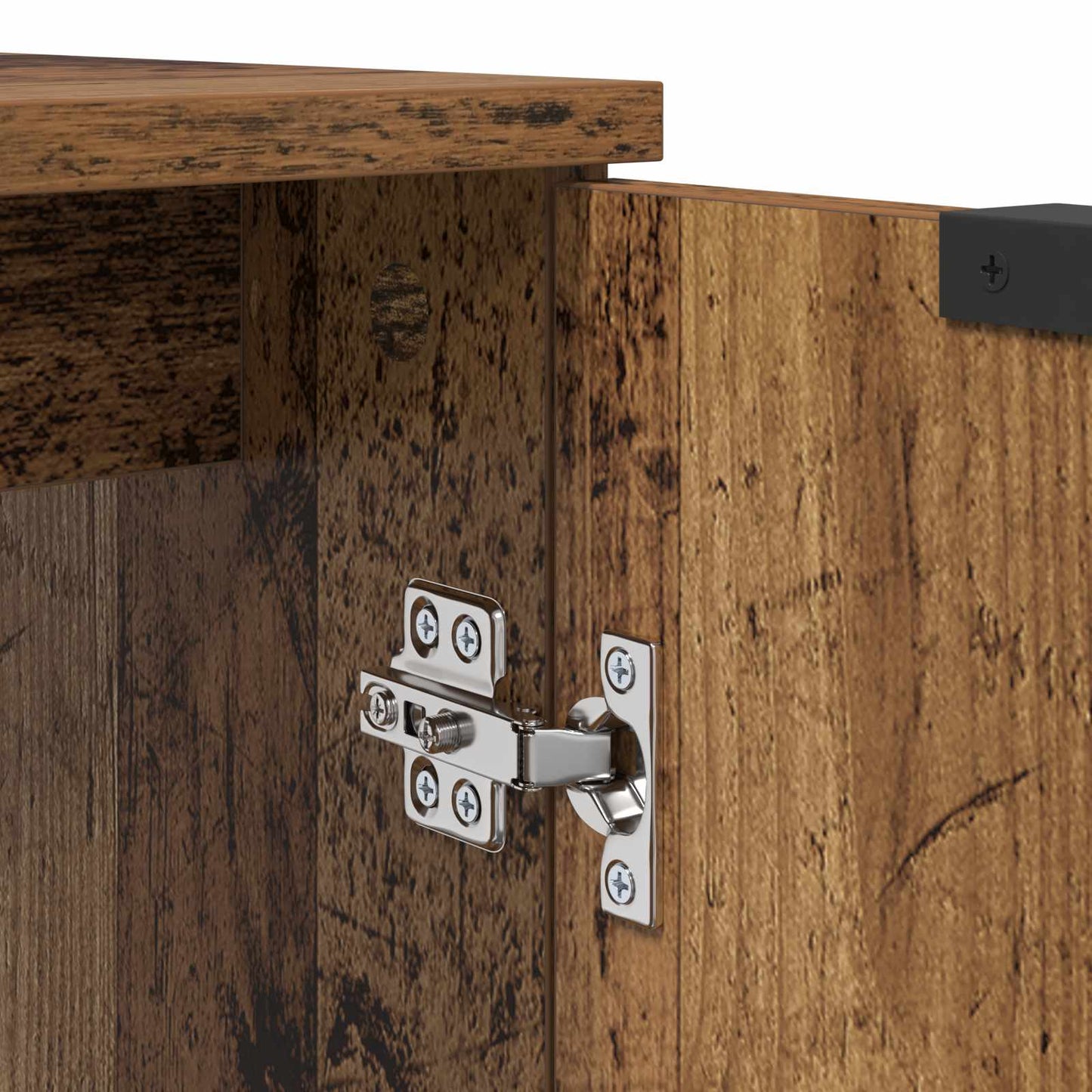 vidaXL Badezimmerschrank Altholz 64,5 x 33,5 x 59 cm Holzwerkstoff