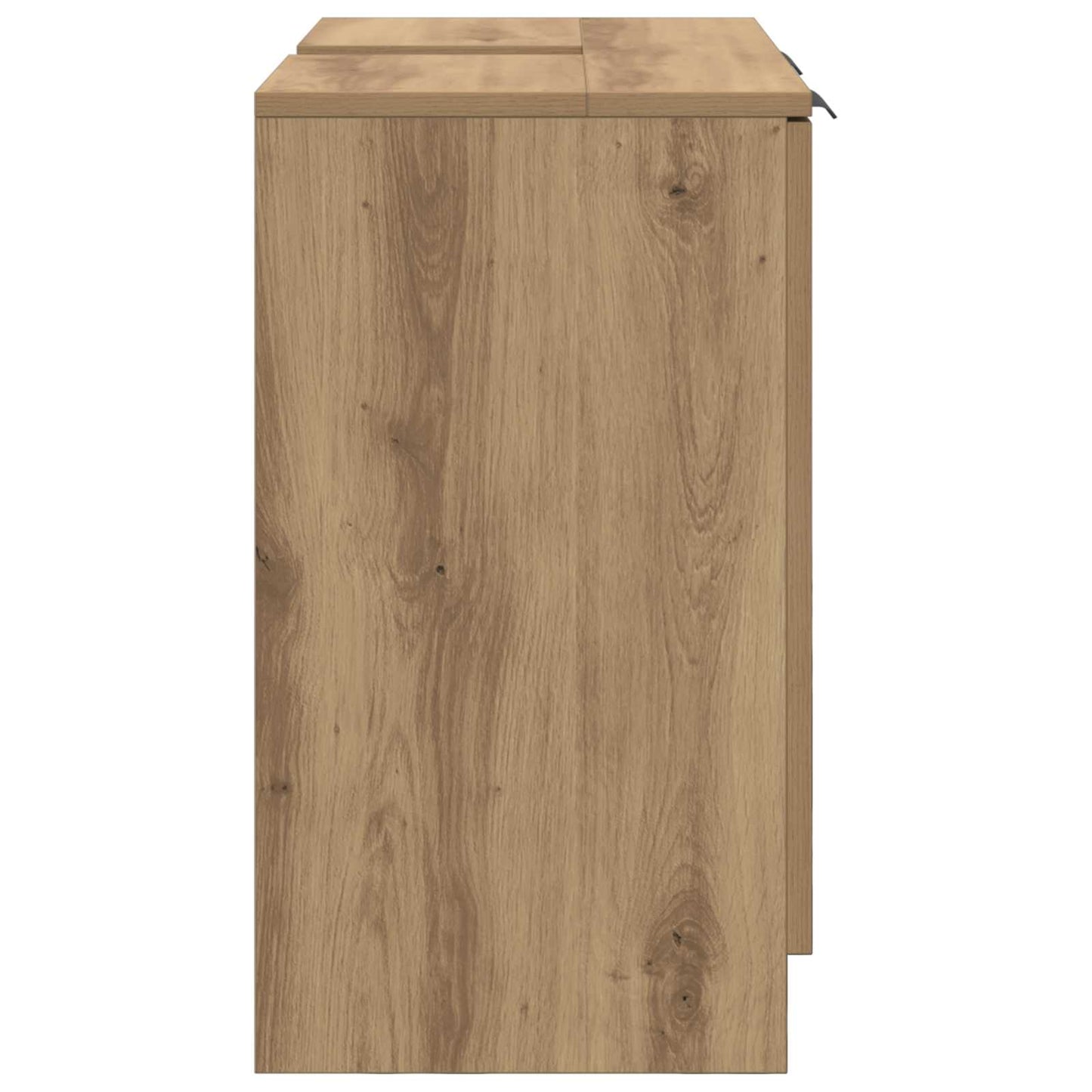 vidaXL Badezimmerschrank mit Tür Artisan-Eiche 64,5 x 33,5 x 59 cm