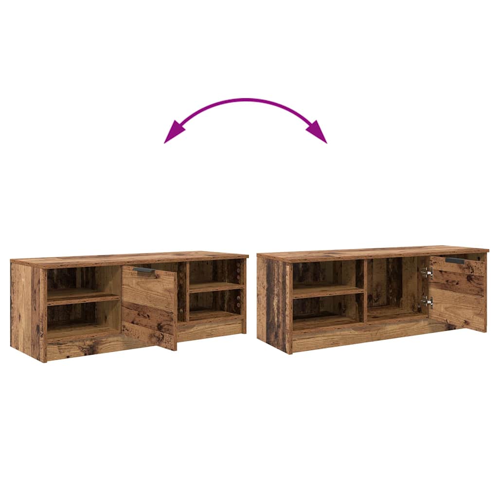 vidaXL TV-Schränk Altholz 102 x 35 x 36,5 cm Holzwerkstoff