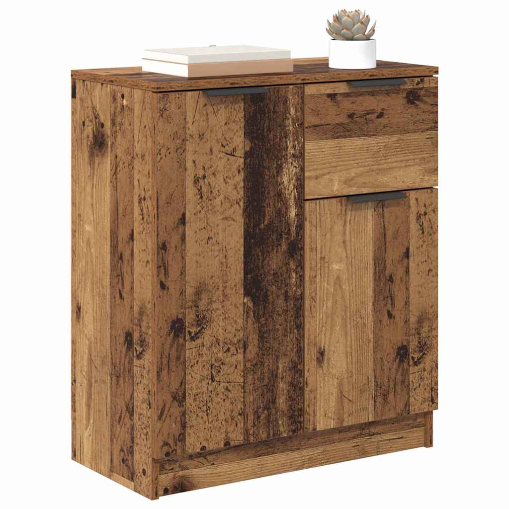 Sideboard mit Schubladen Altholz 60 x 30 x 70 cm Holzwerkstoff