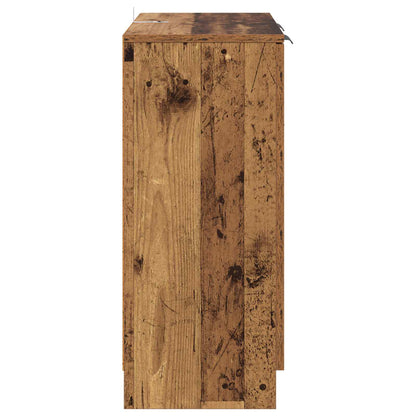 vidaXL Sideboard mit Schubladen Altholz 60 x 30 x 70 cm Holzwerkstoff