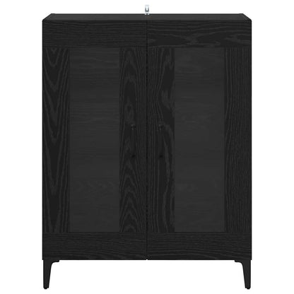 vidaXL Sideboard Schwarz Eichen-Optik 69,5 x 34 x 90 cm
