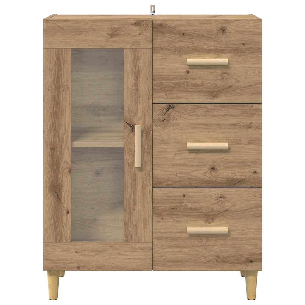 Sideboard Artisan-Eiche 69,5 x 34 x 90 cm Holzwerkstoff