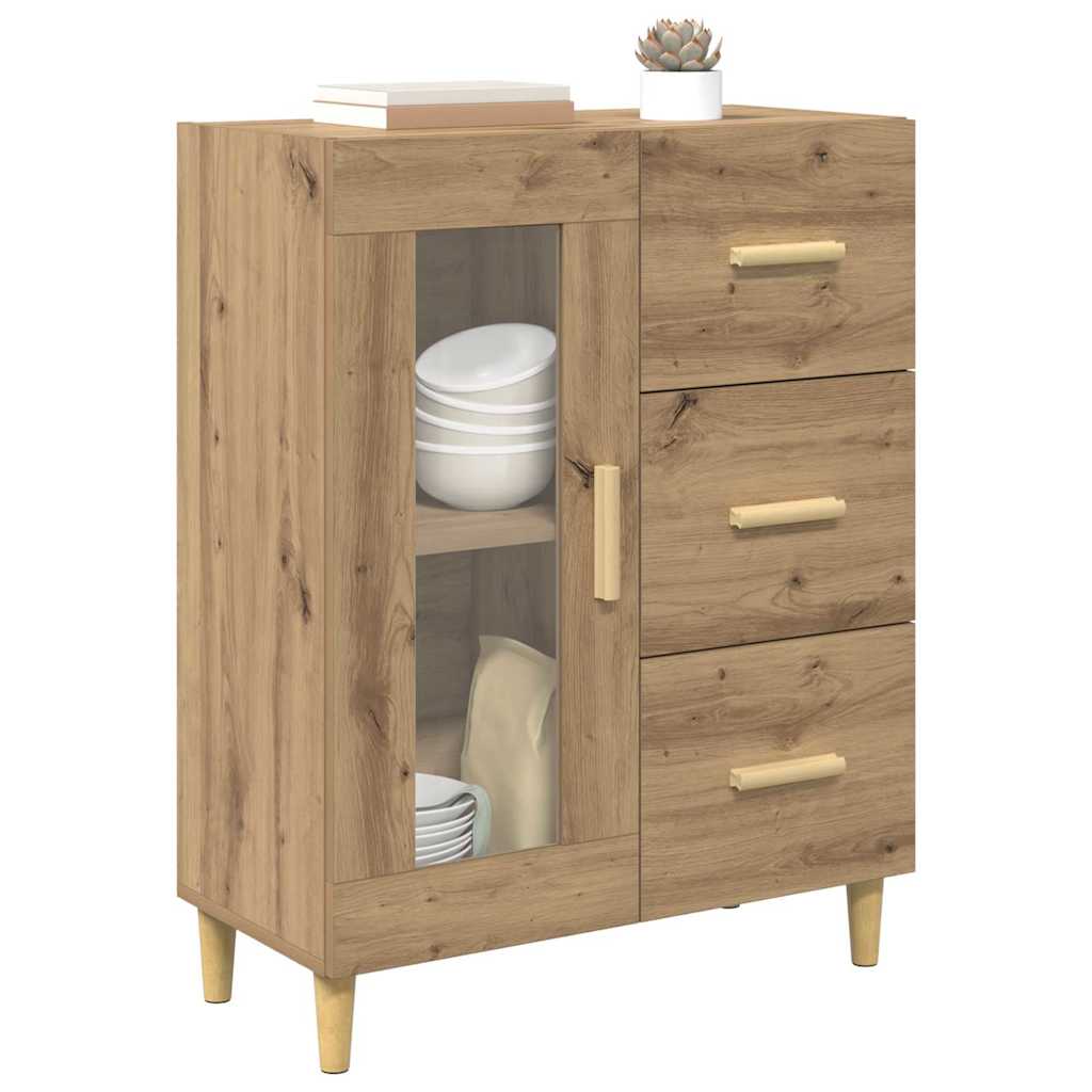 Sideboard Artisan-Eiche 69,5 x 34 x 90 cm Holzwerkstoff