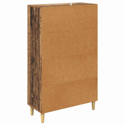 vidaXL Highboard mit Schubladen Altholz 70 x 31 x 115 cm Holzwerkstoff