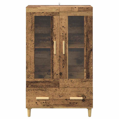 vidaXL Highboard mit Schubladen Altholz 70 x 31 x 115 cm Holzwerkstoff
