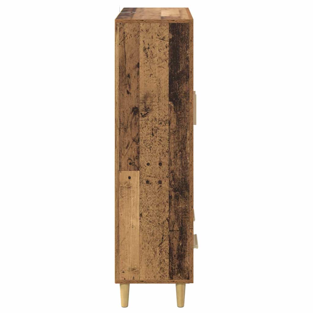 vidaXL Highboard mit Schubladen Altholz 70 x 31 x 115 cm Holzwerkstoff