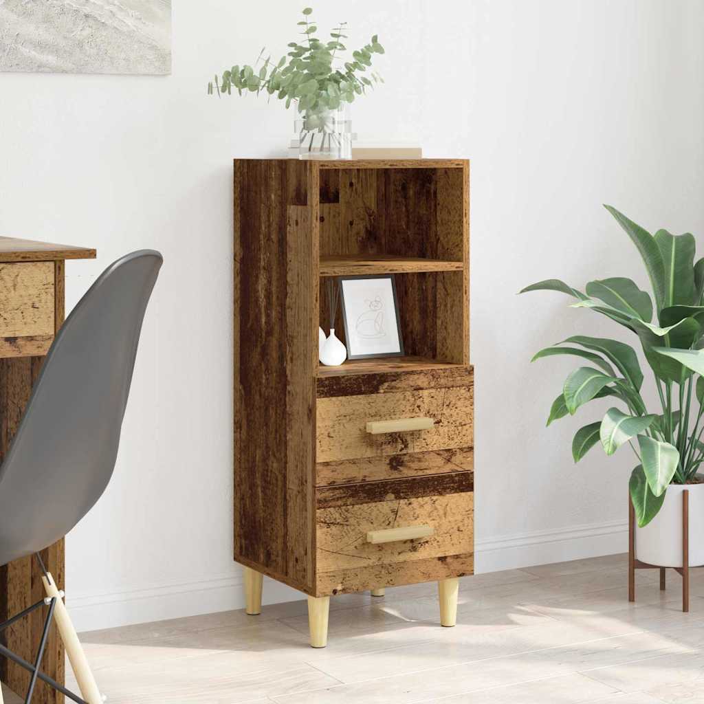 Sideboard Altholz 34 x 34,5 x 90 cm Holzwerkstoff