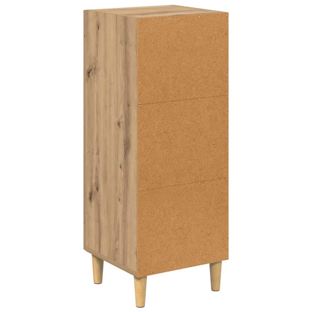 Sideboard Artisan-Eiche 34,5 x 32,5 x 90 cm Holzwerkstoff