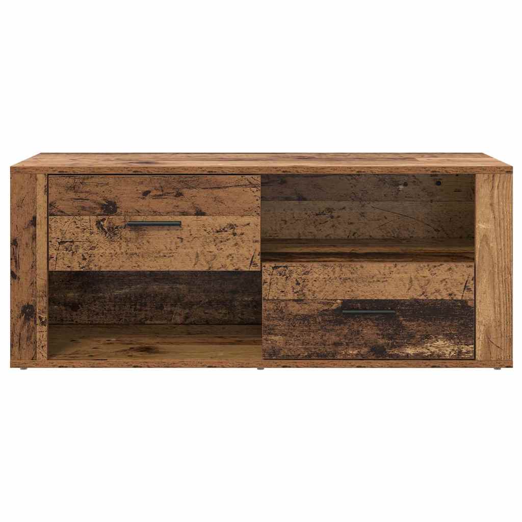 vidaXL TV-Schränk Altholz 100 x 35 x 40 cm Holzwerkstoff