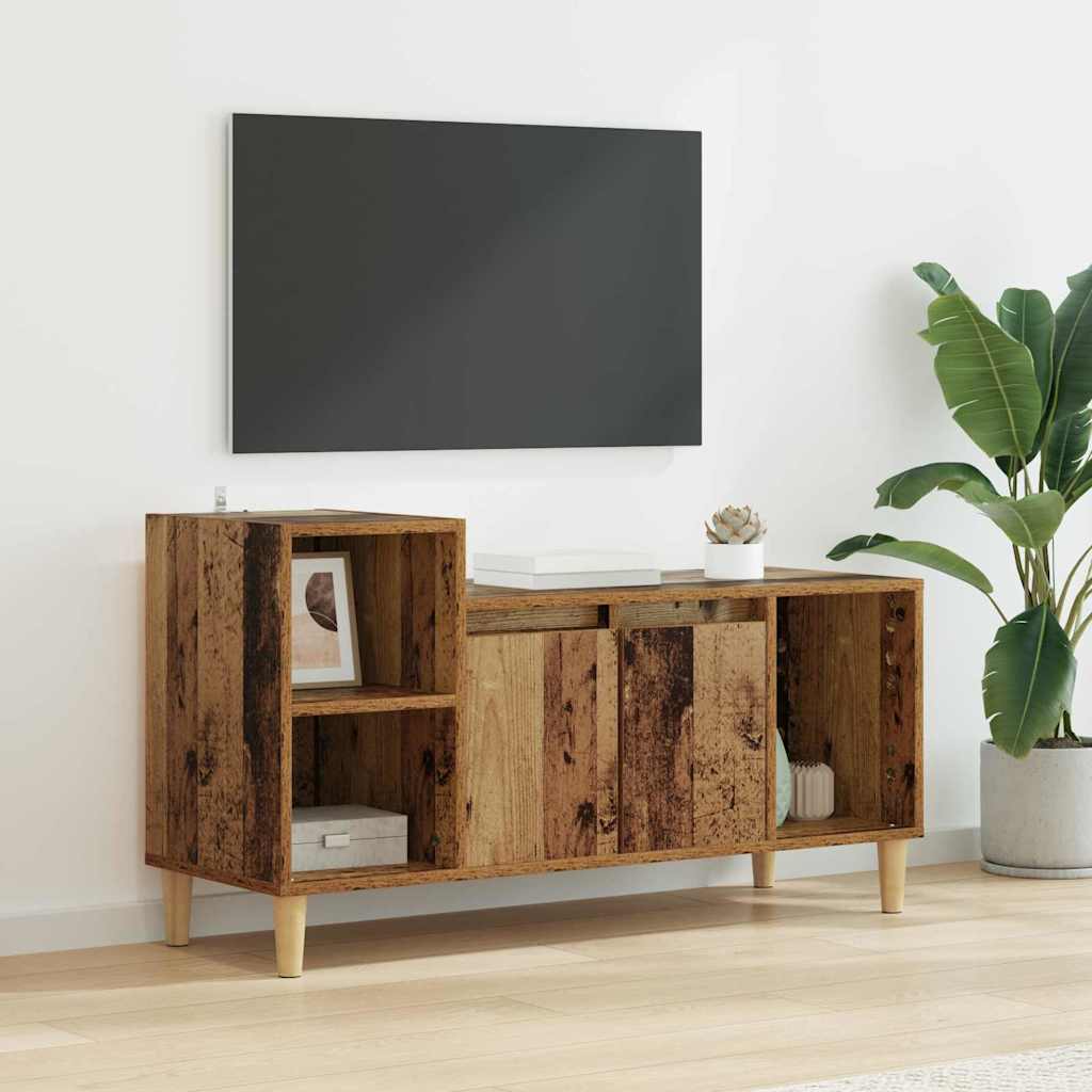 vidaXL TV-Schränk Altholz 100 x 35 x 55 cm Holzwerkstoff