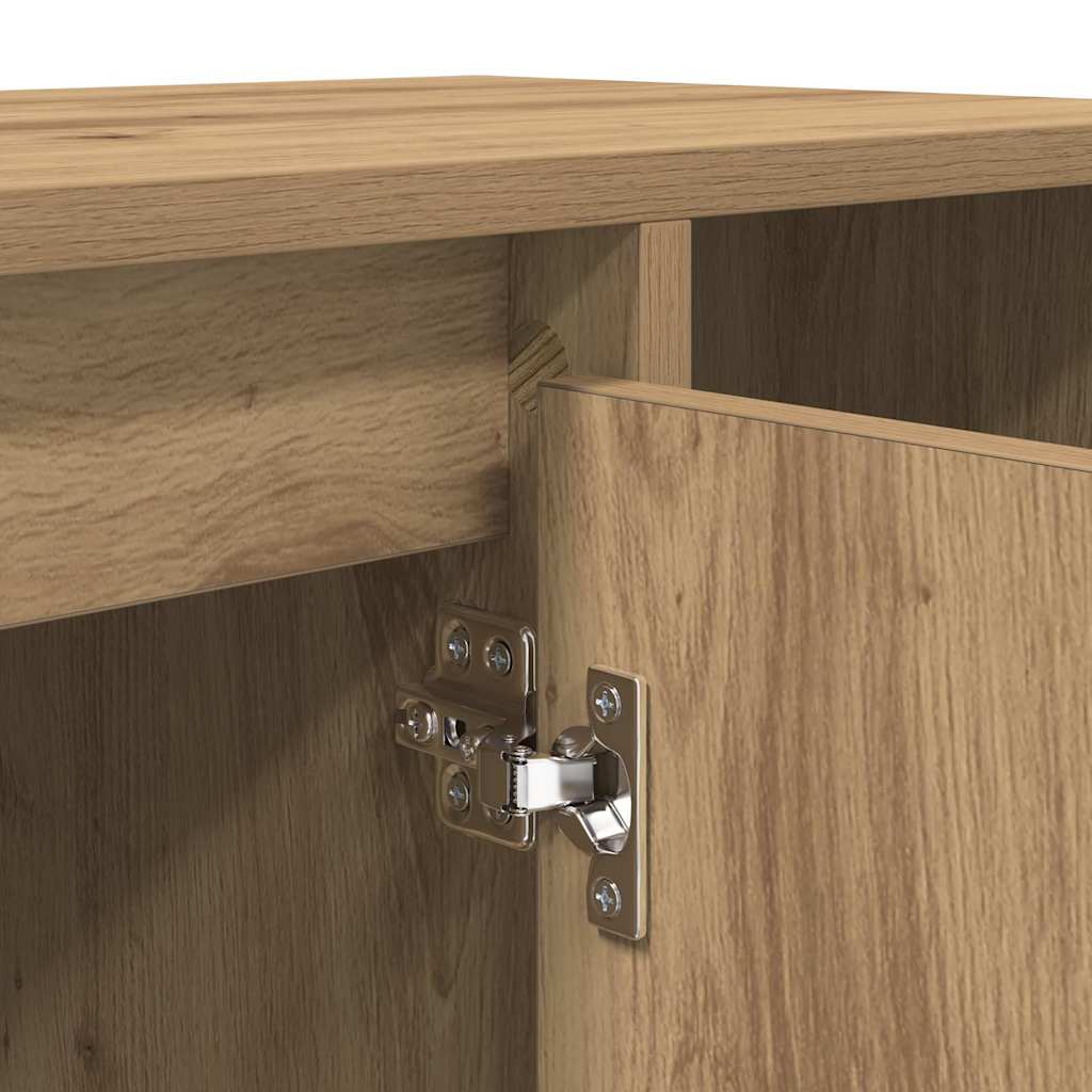 vidaXL TV-Schränk Artisan-Eiche 100 x 35 x 55 cm Holzwerkstoff