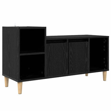 vidaXL TV-Schränk Schwarz Eichen-Optik 100 x 35 x 55 cm Holzwerkstoff