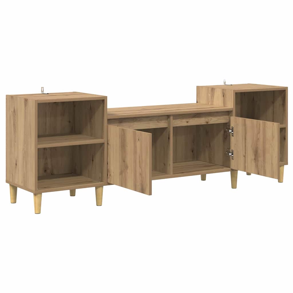 vidaXL TV-Schränk Artisan-Eiche 160 x 35 x 55 cm Holzwerkstoff