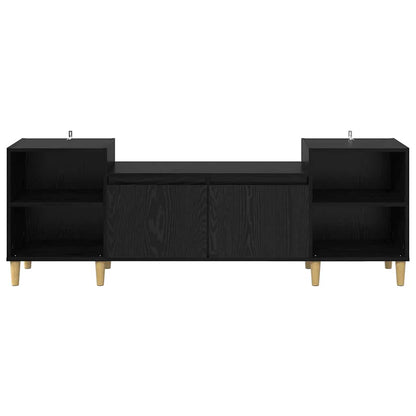 vidaXL TV-Schränk Schwarz Eichen-Optik 160 x 35 x 55 cm Holzwerkstoff