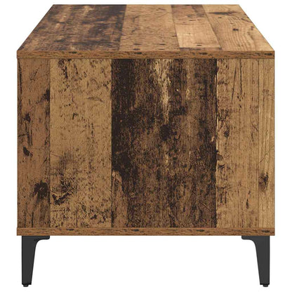 vidaXL Couchtisch mit Schubladen Altholz 90 x 49 x 45 cm Holzwerkstoff