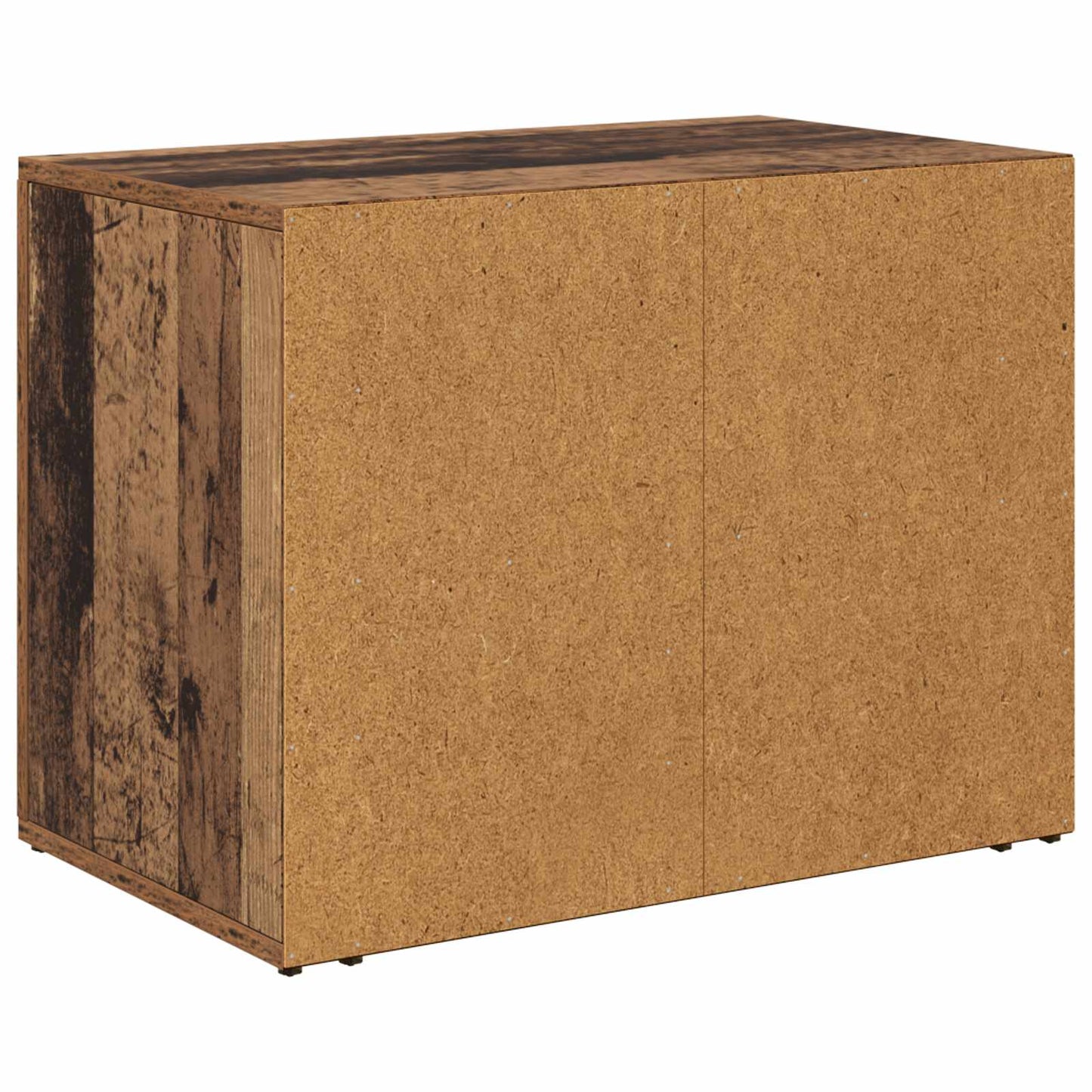 vidaXL Nachttisch mit Schubladen Altholz 35 x 60 x 50 cm Holzwerkstoff