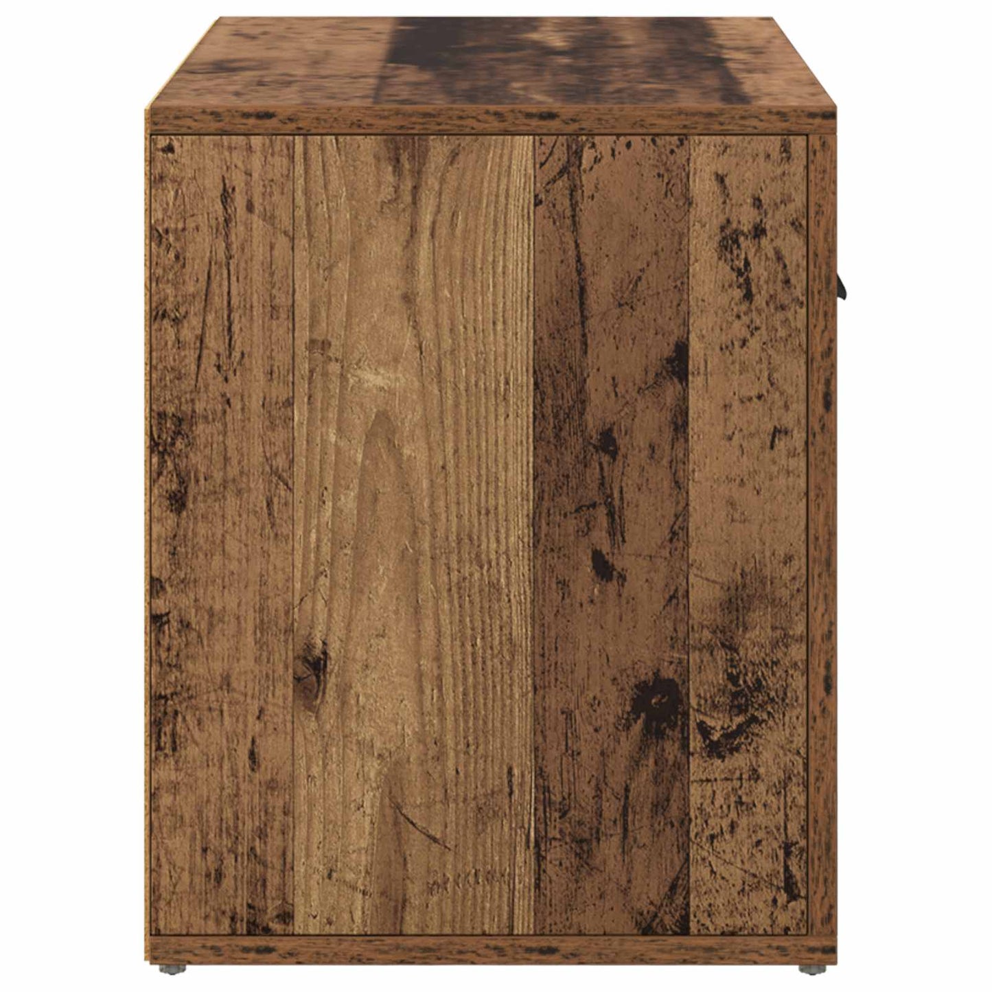 vidaXL Nachttisch mit Schubladen Altholz 35 x 60 x 50 cm Holzwerkstoff
