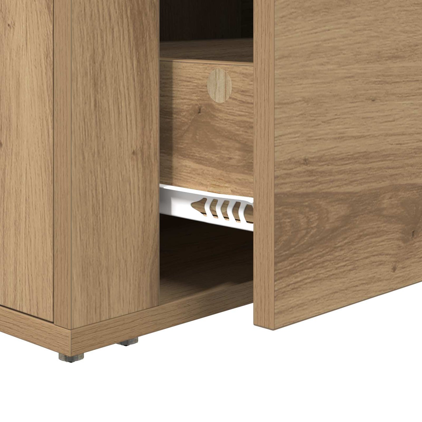 vidaXL Nachttisch Artisan-Eiche 35 x 60 x 50 cm Holzwerkstoff