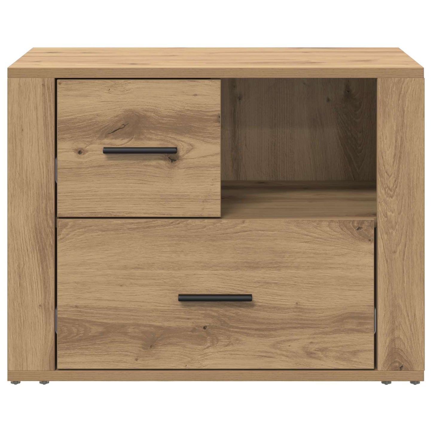 vidaXL Nachttisch Artisan-Eiche 35 x 60 x 50 cm Holzwerkstoff