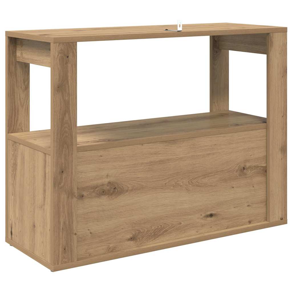 Sideboard Artisan-Eiche 80 x 30 x 60 cm Holzwerkstoff