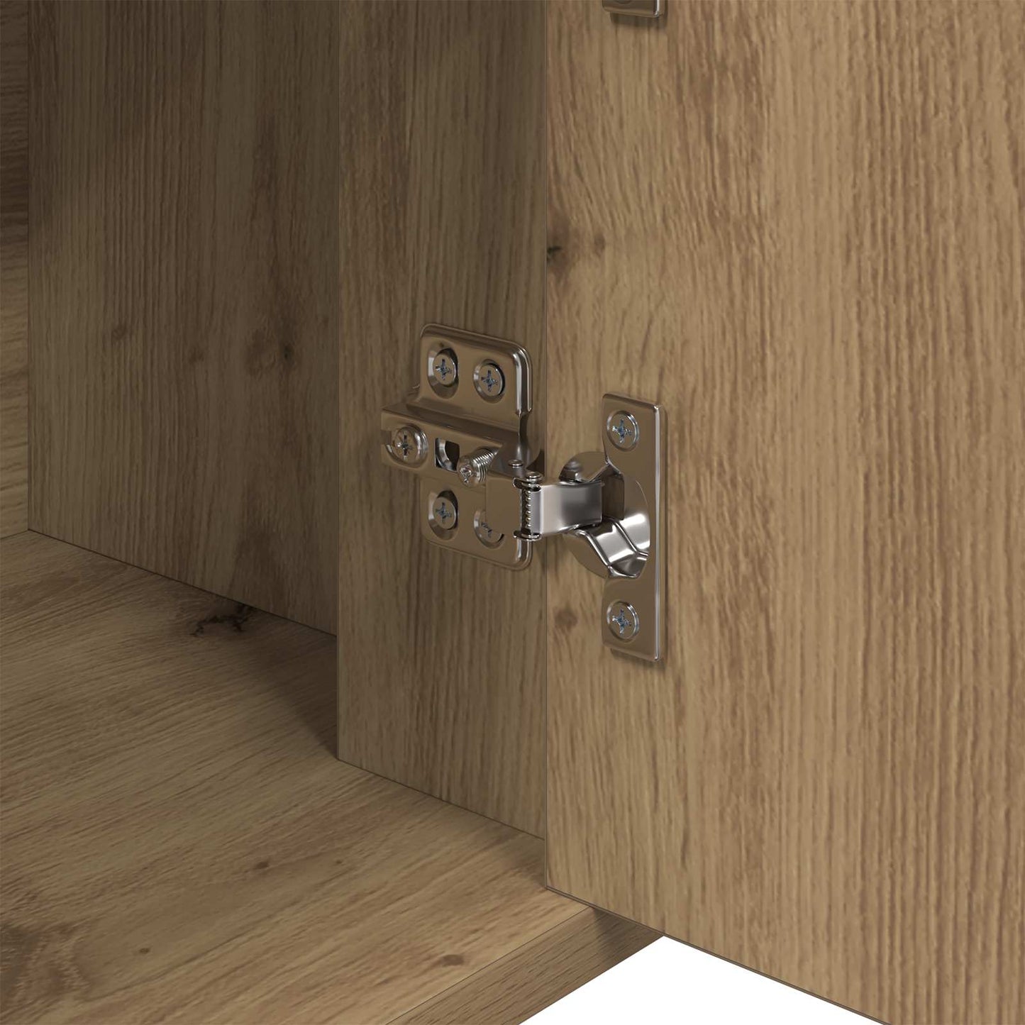 vidaXL Sideboard Artisan-Eiche 30 x 80 x 90 cm Holzwerkstoff
