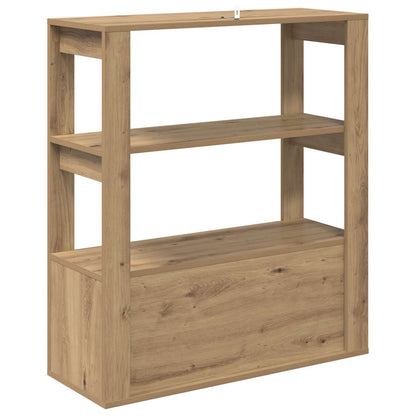 vidaXL Sideboard Artisan-Eiche 30 x 80 x 90 cm Holzwerkstoff