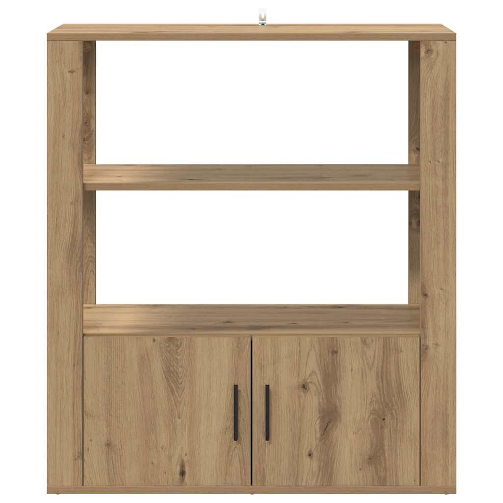 Sideboard Artisan-Eiche 30 x 80 x 90 cm Holzwerkstoff
