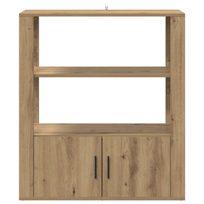 vidaXL Sideboard Artisan-Eiche 30 x 80 x 90 cm Holzwerkstoff