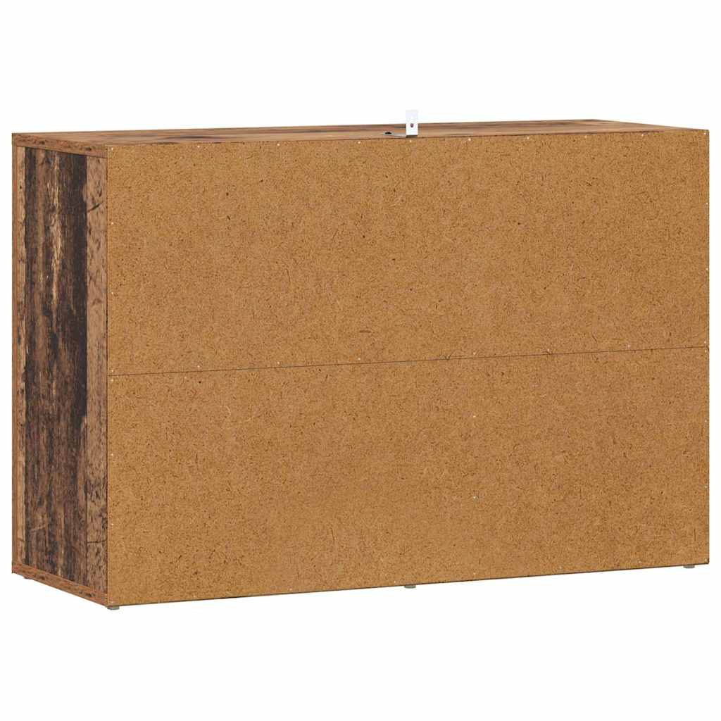 vidaXL Sideboard Altholz 80 x 30 x 53 cm Holzwerkstoff