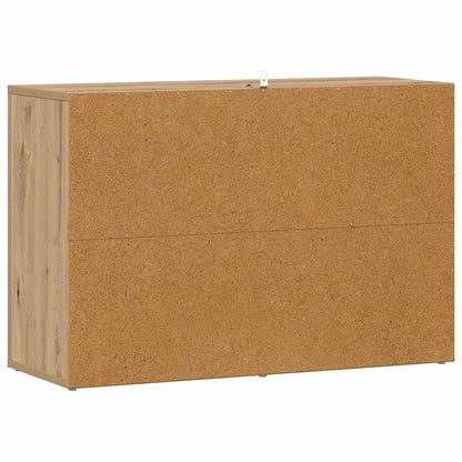 vidaXL Sideboard Artisan-Eiche 80 x 30 x 53 cm Holzwerkstoff