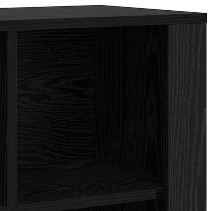 vidaXL Sideboard Schwarz Eichen-Optik 80 x 30 x 53 cm Holzwerkstoff