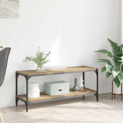 vidaXL TV-Schränk Artisan-Eiche 100x33x41cm Verbundholz und Eisen
