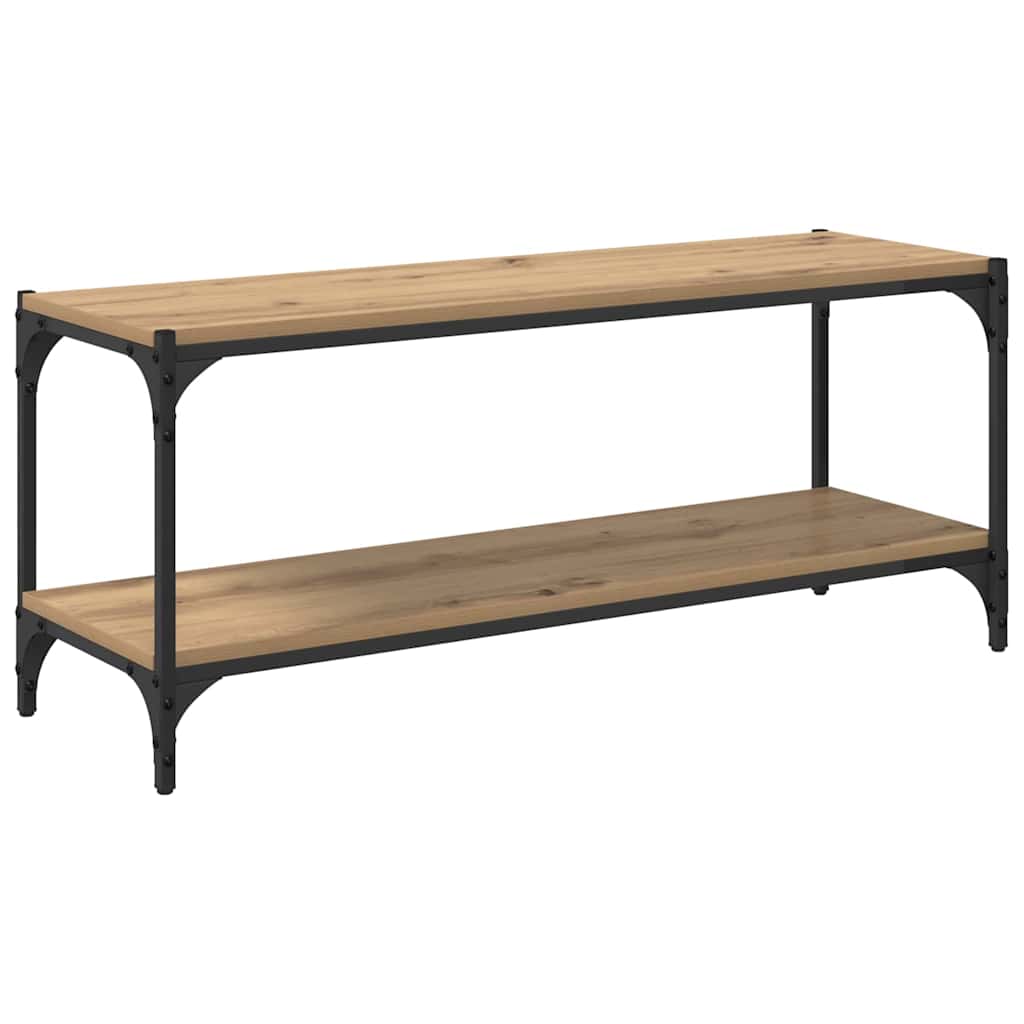 vidaXL TV-Schränk Artisan-Eiche 100x33x41cm Verbundholz und Eisen