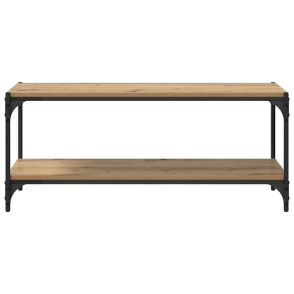 vidaXL TV-Schränk Artisan-Eiche 100x33x41cm Verbundholz und Eisen