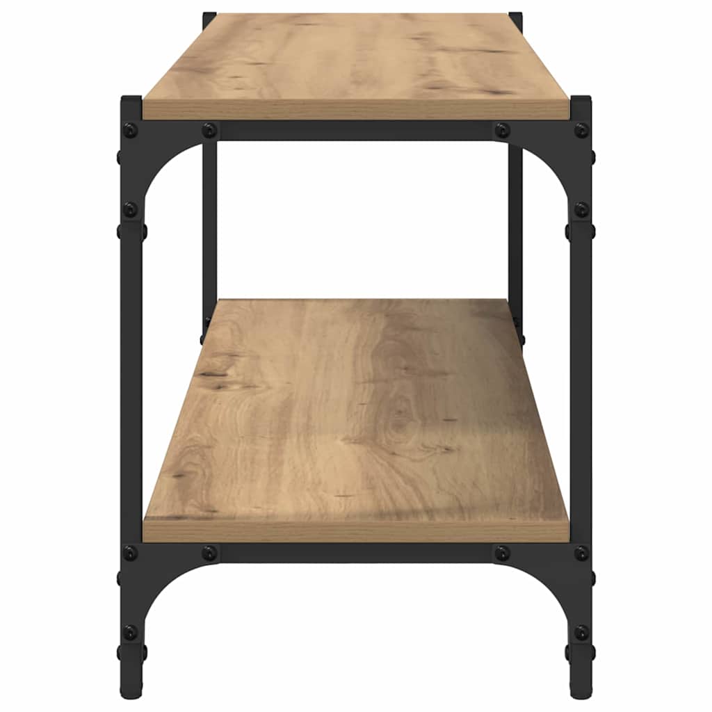 vidaXL TV-Schränk Artisan-Eiche 100x33x41cm Verbundholz und Eisen