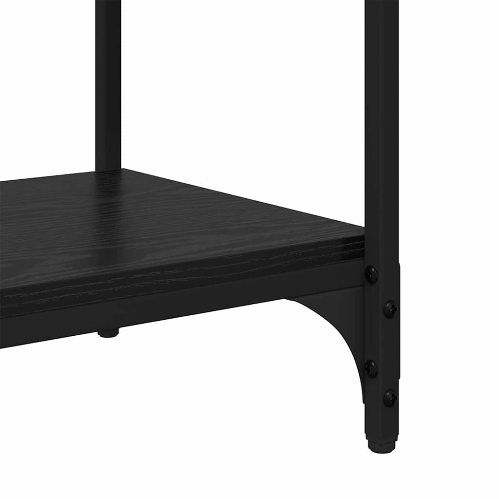 vidaXL TV-Schränk Schwarz Eichen-Optik 100x33x41cm