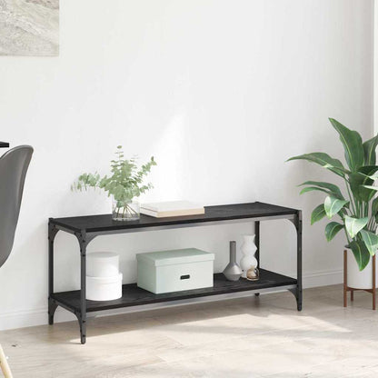 vidaXL TV-Schränk Schwarz Eichen-Optik 100x33x41cm