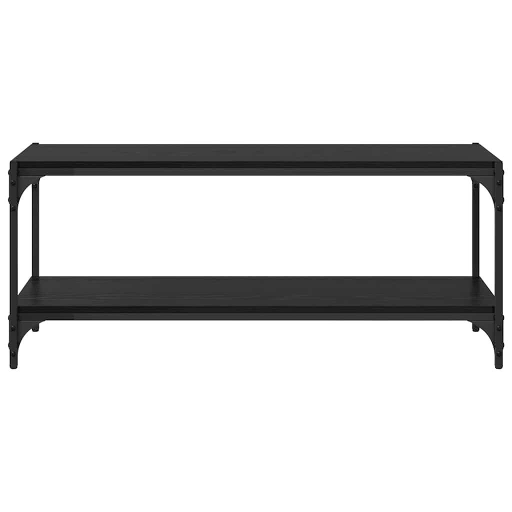 vidaXL TV-Schränk Schwarz Eichen-Optik 100x33x41cm
