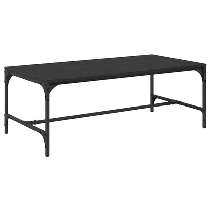 vidaXL Couchtisch Schwarz Eichen-Optik 100 x 50 x 35 cm Holzwerkstoff