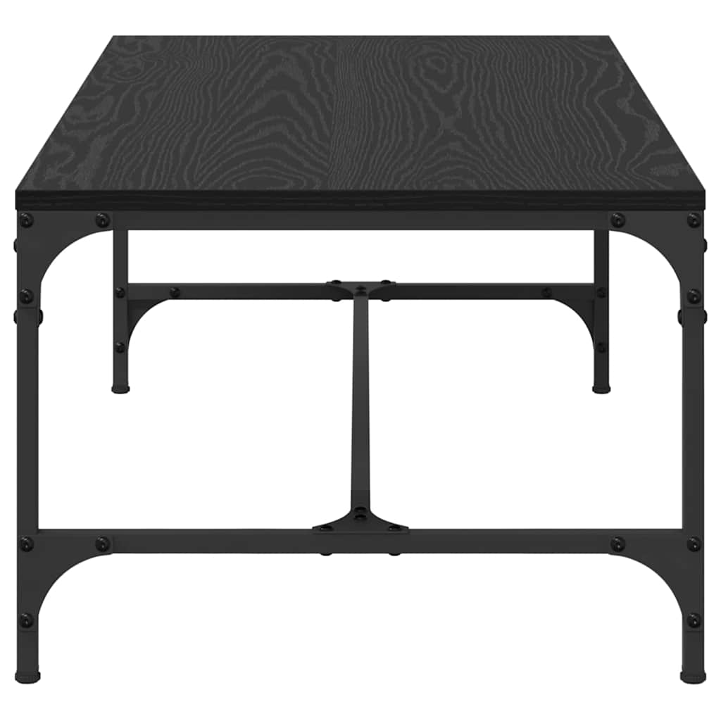 vidaXL Couchtisch Schwarz Eichen-Optik 100 x 50 x 35 cm Holzwerkstoff