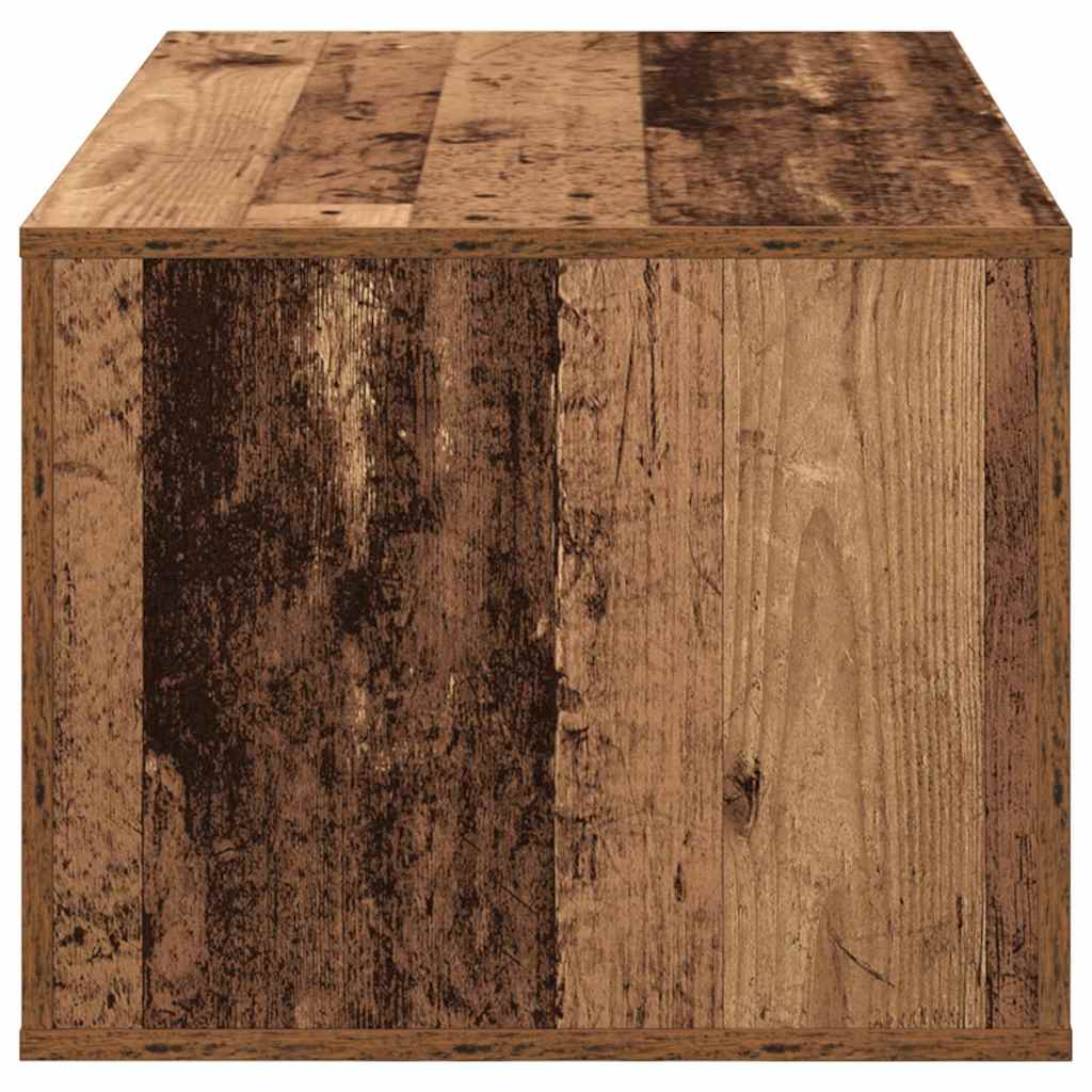 vidaXL Couchtisch mit Schubladen Altholz 80 x 50 x 40 cm Holzwerkstoff