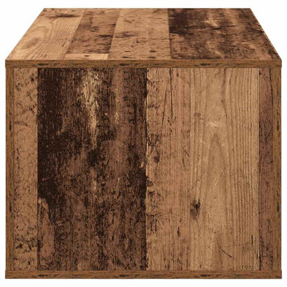 vidaXL Couchtisch mit Schubladen Altholz 80 x 50 x 40 cm Holzwerkstoff