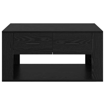 vidaXL Couchtisch Schwarz Eichen-Optik 80 x 50 x 40 cm Holzwerkstoff