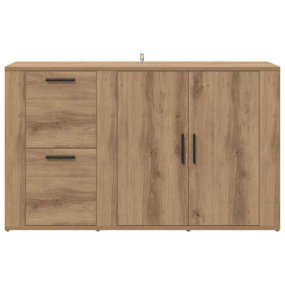 vidaXL mit Schubladen Artisan-Eiche 100 x 33 x 59,5 cm Holzwerkstoff
